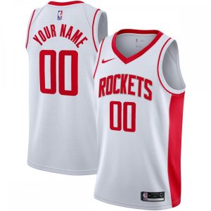Houston Rockets Nike Dashing 2020/21 Swingman Custom Jersey Association Edition White Best - selling! Order this popular jersey before it's out of stock.