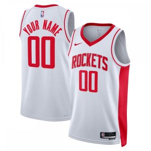 Houston Rockets Nike Unisex 2022/23 Swingman Unique Custom Jersey White Association Edition Experience luxury! Order this high - end jersey.