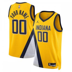 Indiana Delightful Pacers Jordan Brand Unisex 2022/23 Swingman Custom Jersey Statement Edition Yellow Celebrate your team! Order this commemorative jersey.