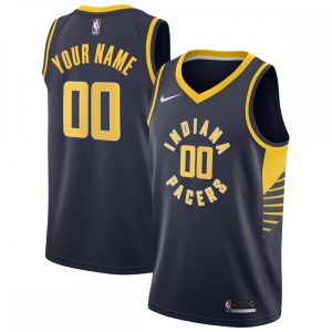 Indiana Pacers Nike Admirable Swingman Custom Jersey Navy Icon Edition Sports enthusiasts