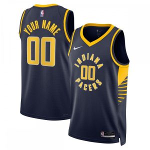 Indiana Pacers Nike Unisex 2022/23 Swingman Marvelous Custom Jersey Navy Icon Edition Limited stock! Be quick and grab this must - have jersey to support your team.