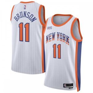 Jalen Magnificent Brunson New York Knicks Nike Unisex 2024/25 Swingman Player Jersey City Edition White Flash sale! Snag this great jersey at a discounted price.