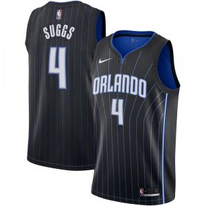 Jalen Suggs Orlando Magic Captivating Nike 2021 NBA Draft First Round Pick Swingman Jersey Black Icon Edition High - demand item! Order this sought - after jersey immediately.