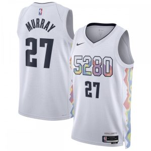 Jamal Murray Denver Nuggets Nike Unisex 2024/25 Swingman Player Jersey City Dashing Edition White Unbeatable style! Get this stylish jersey now.