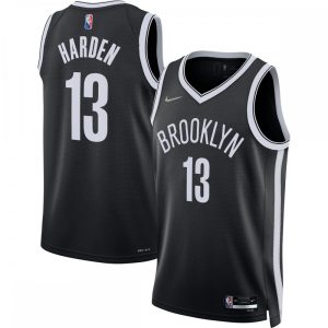 James Harden Brooklyn Nets Nike 2021/22 Diamond Splendid Swingman Jersey Icon Edition Black Team spirit! Show it off with this awesome jersey.