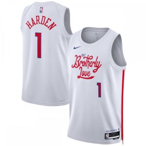 James Harden Philadelphia 76ers Nike Unisex 2022/23 Luxurious Swingman Jersey City Edition White Show your dedication! Own this special jersey for your team.