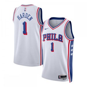 James Harden Philadelphia 76ers Nike Unisex Swingman Jersey Association Edition White Alluring Gift idea! Surprise a sports fan with this amazing jersey.