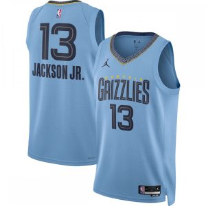 Jaren Amazing Jackson Jr. Memphis Grizzlies Jordan Brand 2022/23 Statement Edition Swingman Jersey Light Blue Upgrade your fan gear! Order this premium jersey today.