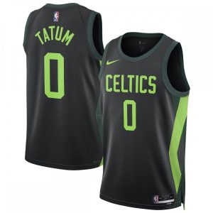 Jayson Tatum Boston Celtics Nike Unisex 2024/25 Swingman Player Jersey City Edition Black Impressive Retailers