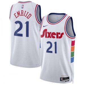 Joel Embiid Philadelphia 76ers Nike Unisex 2024/25 Superior Swingman Player Jersey City Edition White For a short time only! Don't miss out on this fantastic jersey.