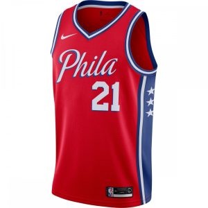 Joel Splendid Embiid Philadelphia 76ers Nike Finished Swingman Jersey Red Statement Edition Proven quality! Invest in this reliable jersey.
