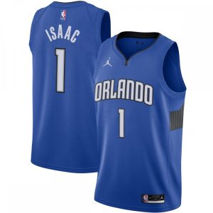 Jonathan Isaac Orlando Magic Jordan Brand 2020/21 Swingman Dashing Jersey Statement Edition Blue Enhance your game - day look! Get this fashionable jersey.