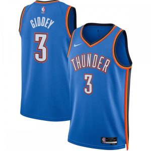 Josh Exceptional Giddey Oklahoma City Thunder Nike Unisex 2022/23 Swingman Jersey Icon Edition Blue Unbeatable style! Get this stylish jersey now.