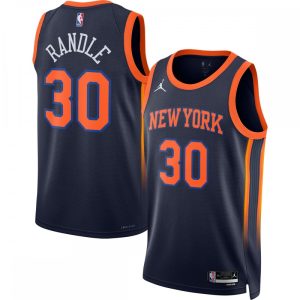 Julius Randle New York Knicks Jordan Brand Glamorous 2022/23 Statement Edition Swingman Jersey Navy Customizable! Personalize this great jersey.