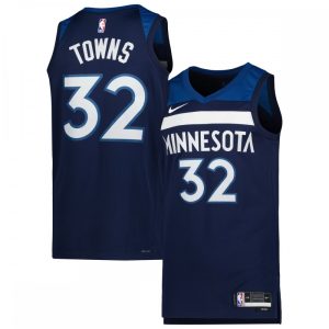 Karl Anthony Towns Minnesota Timberwolves Nike Unisex 2022/23 Swingman Jersey Icon Edition Navy Alluring Team spirit! Show it off with this awesome jersey.