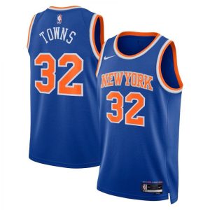 Karl Anthony Towns New York Knicks Nike Gorgeous Unisex 2023/24 Swingman Jersey Blue City Edition Stand out from the crowd! Wear this eye - catching jersey.