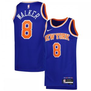 Kemba Walker New York Knicks Stylish Nike Unisex 2022/23 Swingman Jersey Icon Edition Blue Best - selling! Order this popular jersey before it's out of stock.