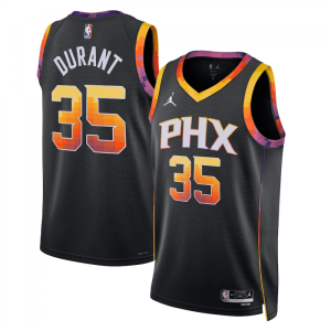 Kevin Durant Phoenix Suns Jordan Brand 2022/23 Statement Edition Swingman Jersey Black Luxurious Celebrate your team! Order this commemorative jersey.