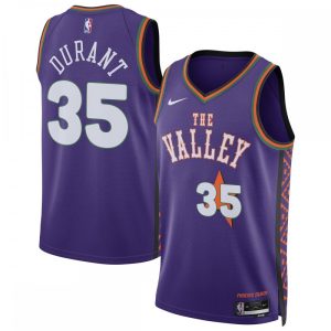 Kevin Durant Phoenix Suns Nike Prime Unisex 2024/25 Swingman Player Jersey City Edition Purple Join the elite! Get this exclusive jersey.