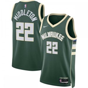 Khris Middleton Milwaukee Bucks Nike Marvelous Unisex 2022/23 Swingman Jersey Icon Edition Hunter Green Last chance! Grab this awesome jersey before it's gone for good.