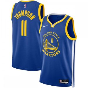 Klay Thompson Golden State Warriors Nike Unisex 2022/23 Swingman Jersey Luxurious Icon Edition Royal Collector's item! A rare addition to any collection.