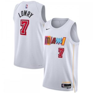 Kyle Notable Lowry Miami Heat Nike Unisex 2022/23 Swingman Jersey City Edition White High - demand item! Order this sought - after jersey immediately.
