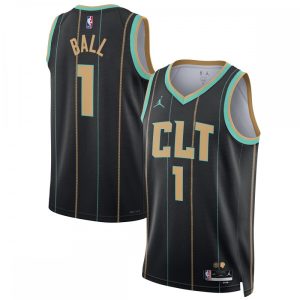 LaMelo Ball Charlotte Hornets Dashing Jordan Brand Unisex 2022/23 Swingman Jersey City Edition Black New arrival! Check out this fresh and exciting jersey.
