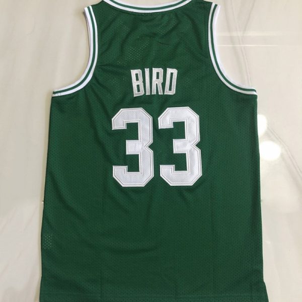 Larry Bird Boston Celtics Throwback Fantastic 1985 86 Hardwood Classics Jersey Kelly Green - Image 3