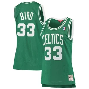 Larry Bird Boston Celtics Women's 1985 86 Hardwood Classics Swingman Jersey Remarkable Kelly Green Retailers