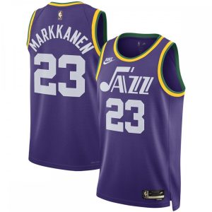 Lauri Markkanen Utah Jazz Nike Unisex 2023/24 High - quality Swingman Replica Jersey Classic Edition Purple Join the elite! Get this exclusive jersey.