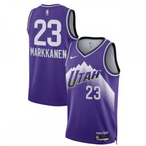 Lauri Markkanen Utah Marvelous Jazz Nike Unisex 2023/24 Swingman Jersey Purple City Edition Upgrade your fan gear! Order this premium jersey today.