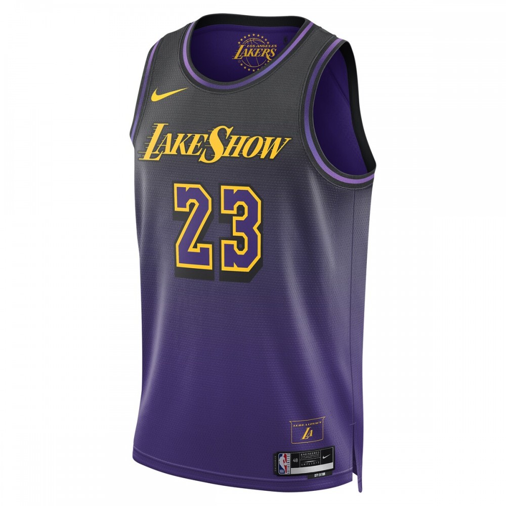 LeBron James Los Angeles Lakers Nike Unisex 2024/25 Admirable Swingman Player Jersey City Edition Purple - Image 2