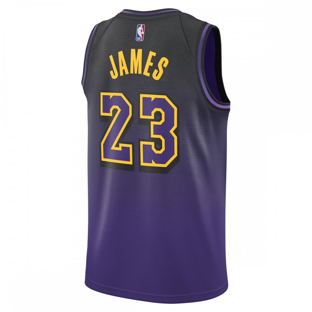 LeBron James Los Angeles Lakers Nike Unisex 2024/25 Admirable Swingman Player Jersey City Edition Purple - Image 3