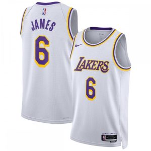 LeBron James Los Remarkable Angeles Lakers Nike Unisex 2022/23 Swingman Jersey White Association Edition Limited stock! Be quick and grab this must - have jersey to support your team.