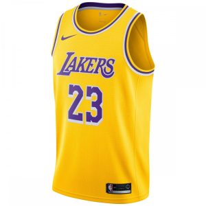 LeBron Phenomenal James Los Angeles Lakers Nike Swingman Player Jersey Gold Icon Edition Sports fans