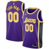 Los Angeles Lakers Jordan Brand Swingman Custom Striking Jersey Statement Edition Purple Act fast! Only a handful left. Secure this amazing jersey now.