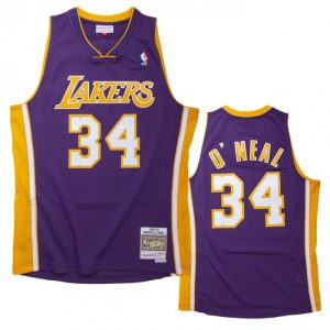 Los Angeles Lakers Lakers O'NEAL #34 Terrific Throwback Purple 1999/00 Swingman NBA Jersey Be the first! Order this trendy jersey ahead of the crowd.
