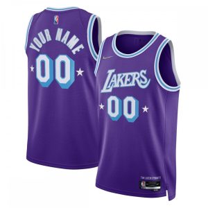 Los Angeles Lakers Nike 2021/22 Swingman Custom Striking Jersey City Edition Purple Best - selling! Order this popular jersey before it's out of stock.
