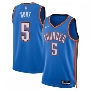 Luguentz Dort Oklahoma City Thunder Exceptional Nike Unisex Swingman Jersey Icon Edition Blue Time - sensitive! Order now before the deal expires.