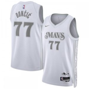 Luka Dončić Dallas Mavericks Nike Unisex 2024/25 Swingman Player Jersey City Marvelous Edition White Limited stock! Be quick and grab this must - have jersey to support your team.
