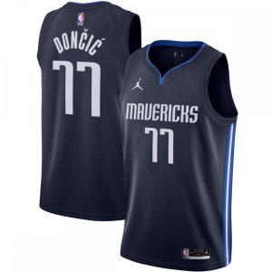 Luka Doncic Premium - grade Dallas Mavericks Jordan Brand 2020/21 Swingman Jersey Statement Edition Navy Experience luxury! Order this high - end jersey.