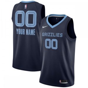 Memphis Grizzlies Nike 2020/21 Swingman Custom Jersey Icon Edition Navy Exceptional Collectors