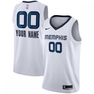 Memphis Grizzlies Nike 2020/21 Swingman Custom Premium Jersey Association Edition White Stand out from the crowd! Wear this eye - catching jersey.