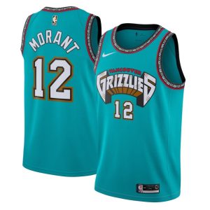 Men's Admirable Memphis Grizzlies Ja Morant Nike Green 2019/20 Hardwood Classics Swingman Player Jersey Exclusive design! Own a jersey like no other.