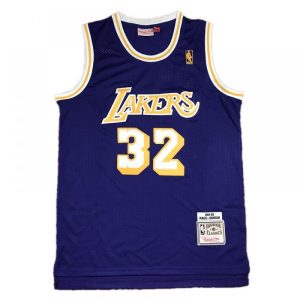 Men's Amazing Los Angeles Lakers Magic Johnson #32 Purple 84 85 Hardwood Classics Jersey Unbeatable style! Get this stylish jersey now.