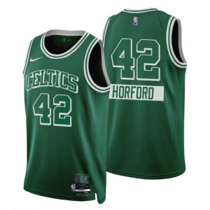 Men's Boston Celtics Al Horford #42 Nike Green 2021/22 Marvelous Swingman NBA Jersey City Edition Don't be left out! Get this stylish jersey and show your team pride.