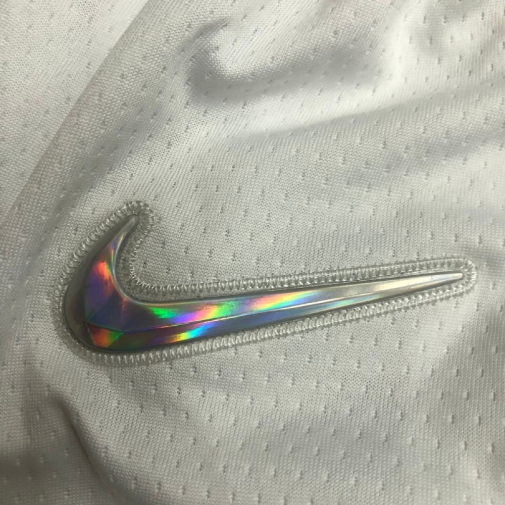 Men's Boston Celtics Nike White 2021/22 Swingman Shorts Association Edition Delightful - Image 2