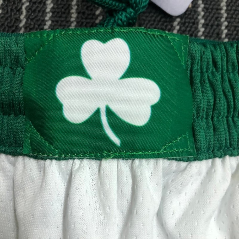 Men's Boston Celtics Nike White 2021/22 Swingman Shorts Association Edition Delightful - Image 3