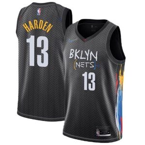 Men's Brooklyn Nets James Harden #13 Magnificent Nike Black 2020/21 Swingman Jersey City Edition Designed for performance! Get this functional jersey.
