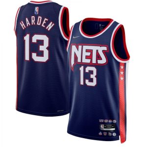 Men's Brooklyn Nets James Harden #13 Navy 2021/22 Swingman Gorgeous Jersey City Edition Upgrade your fan gear! Order this premium jersey today.